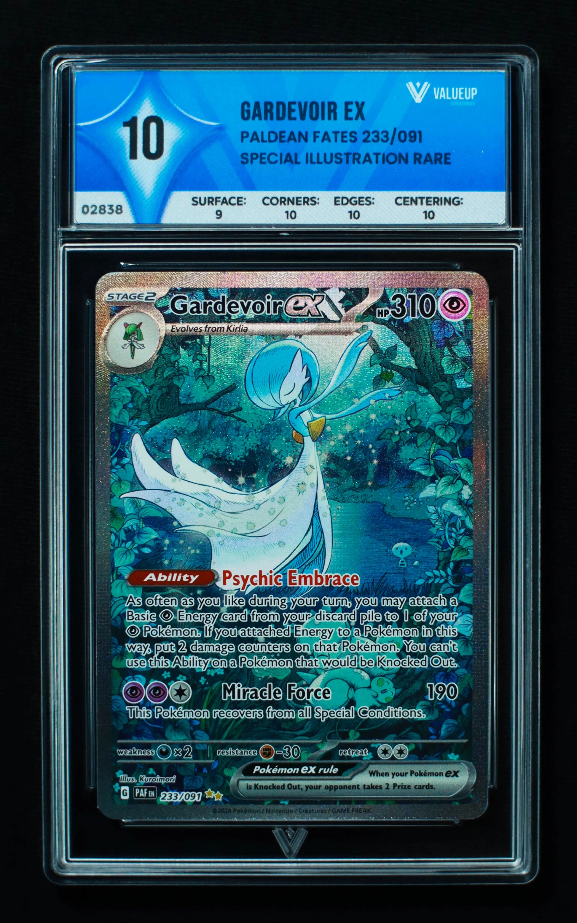 02838 GARDEVOIR EX Grading Card