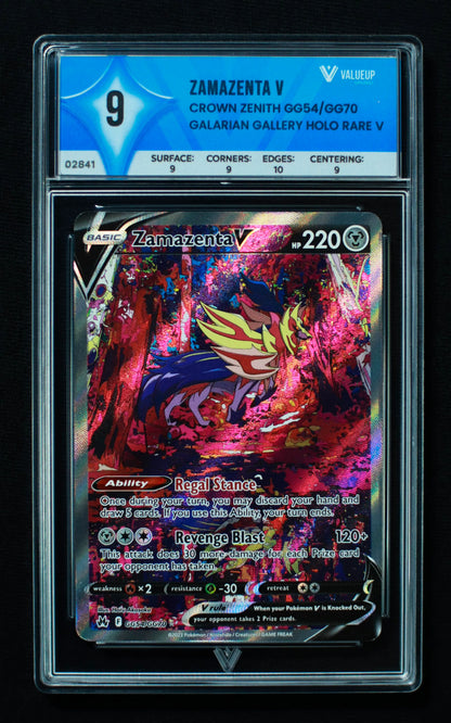 02841 ZAMAZENTA V Grading Card