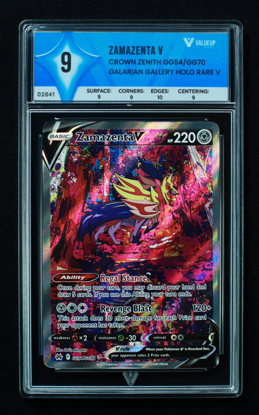 02841 ZAMAZENTA V Grading Card