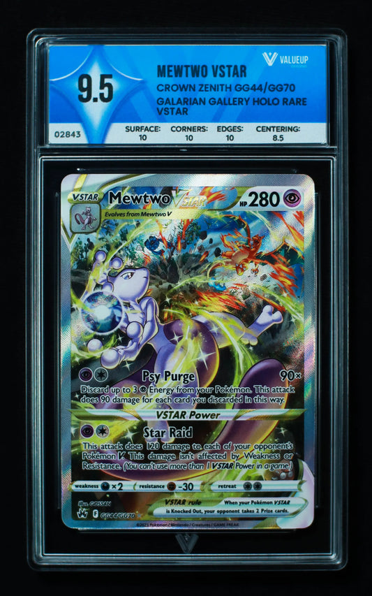 02843 MEWTWO VSTAR Grading Card