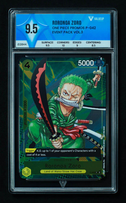 02844 RORONOA ZORO Grading Card