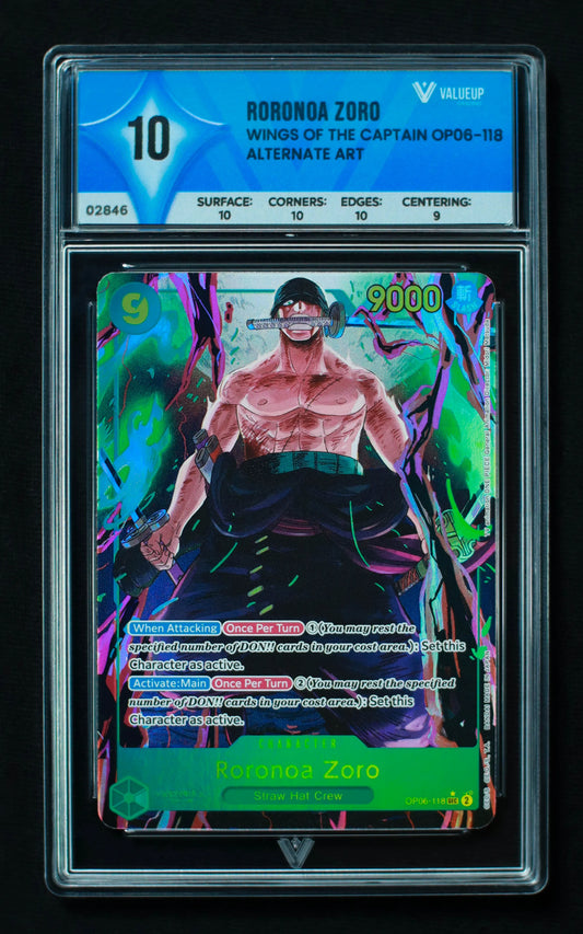 02846 RORONOA ZORO Grading Card