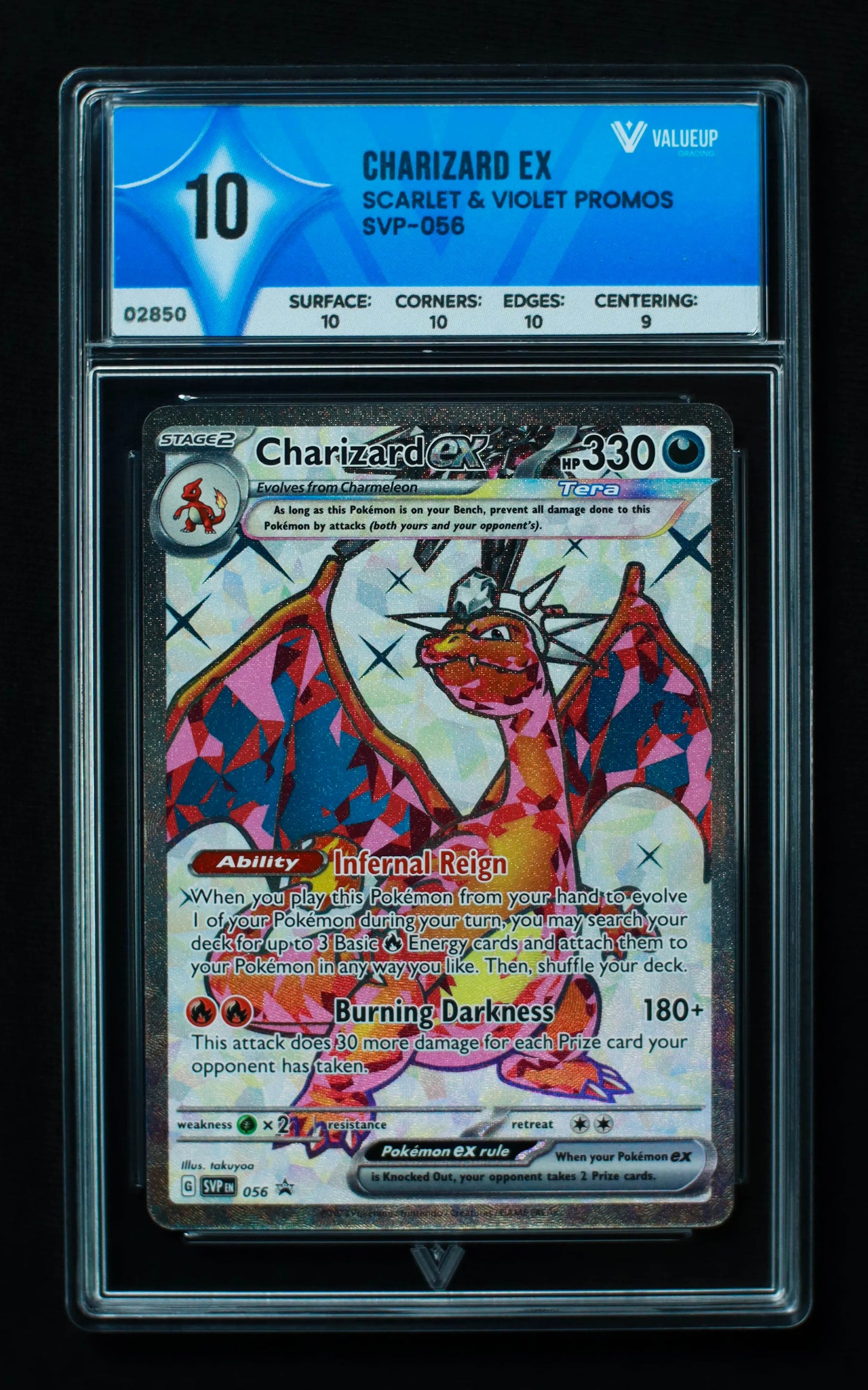 02850 CHARIZARD EX Grading Card
