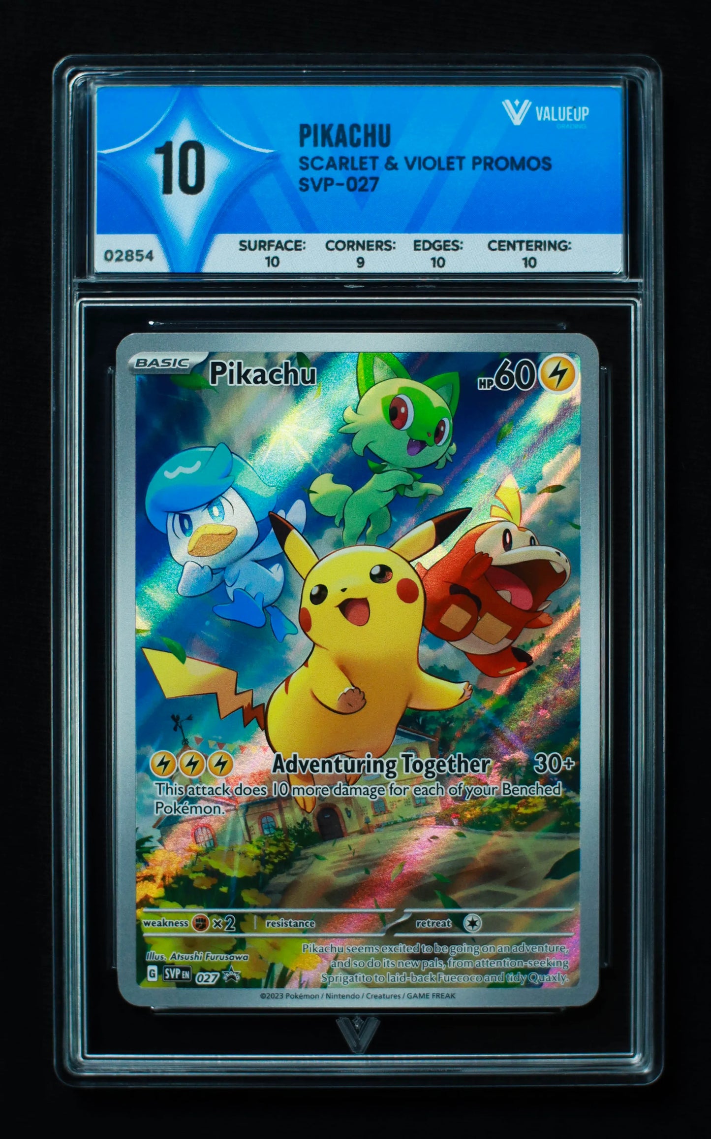 02854 PIKACHU Grading Card