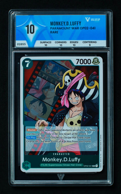 02855 MONKEY.D.LUFFY Grading Card