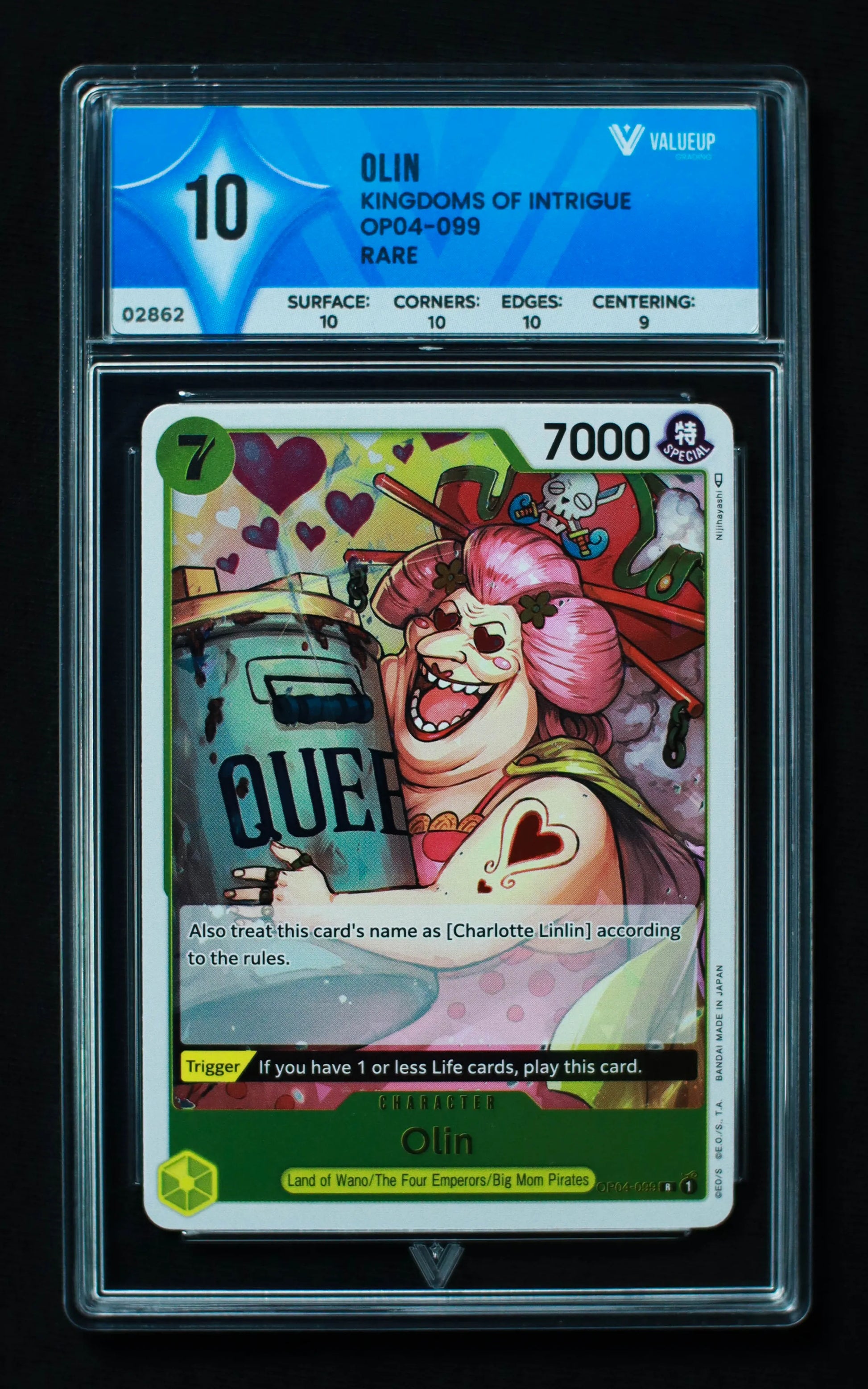 02862 OLIN Grading Card
