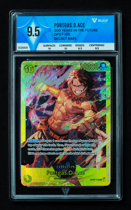 02869 PORTGAS.D.ACE Grading Card