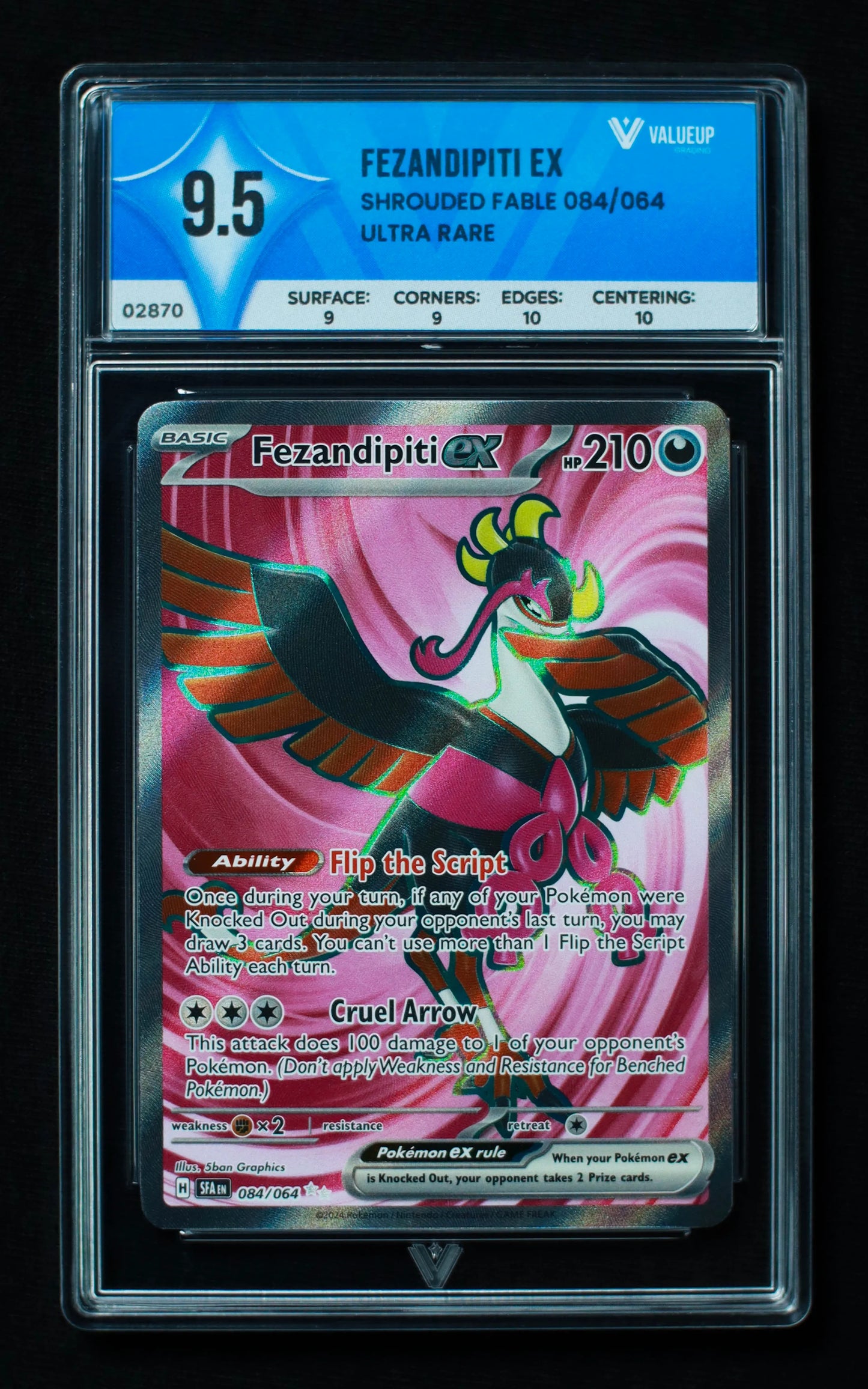 02870 FEZANDIPITI EX Grading Card