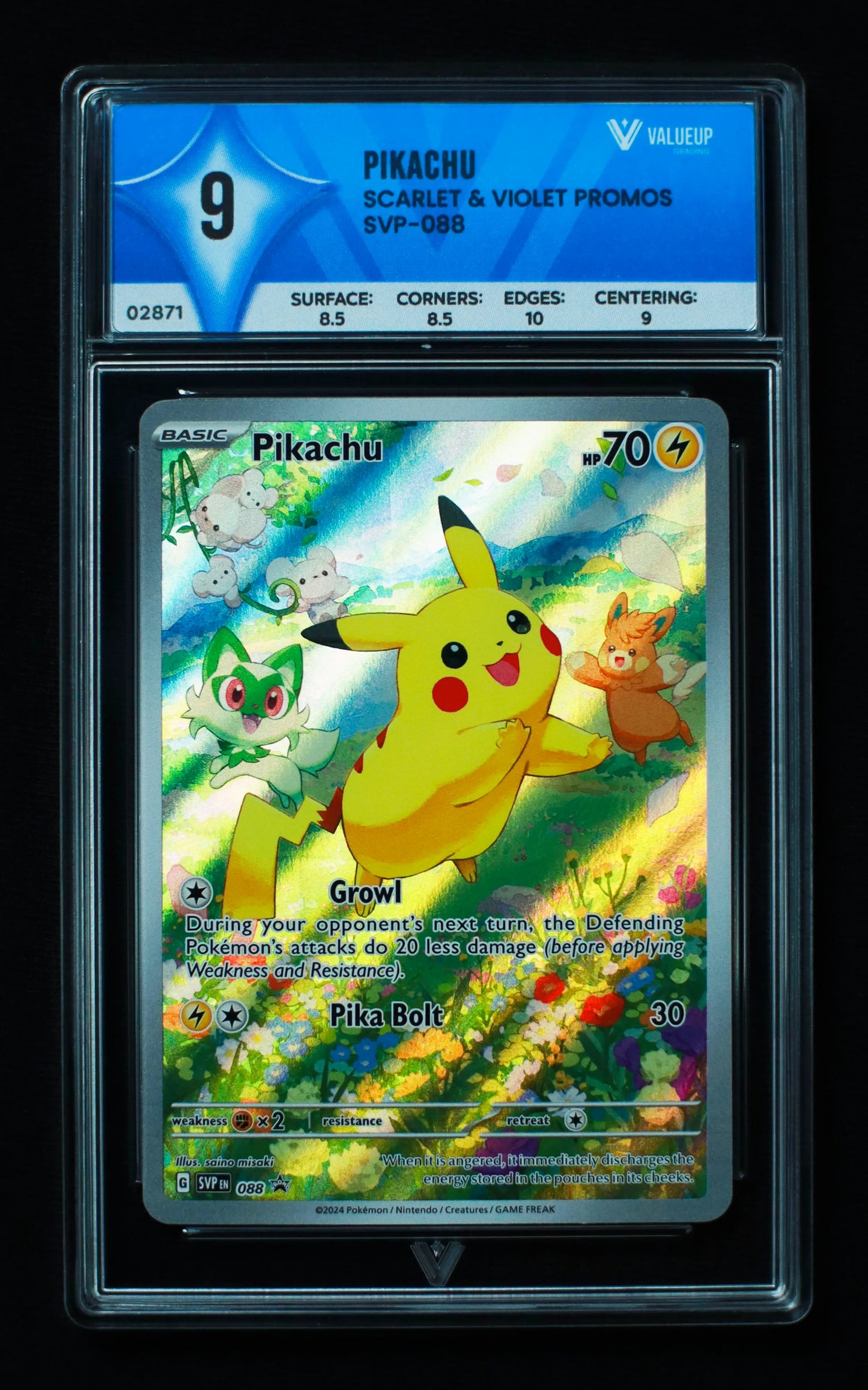 02871 PIKACHU Grading Card