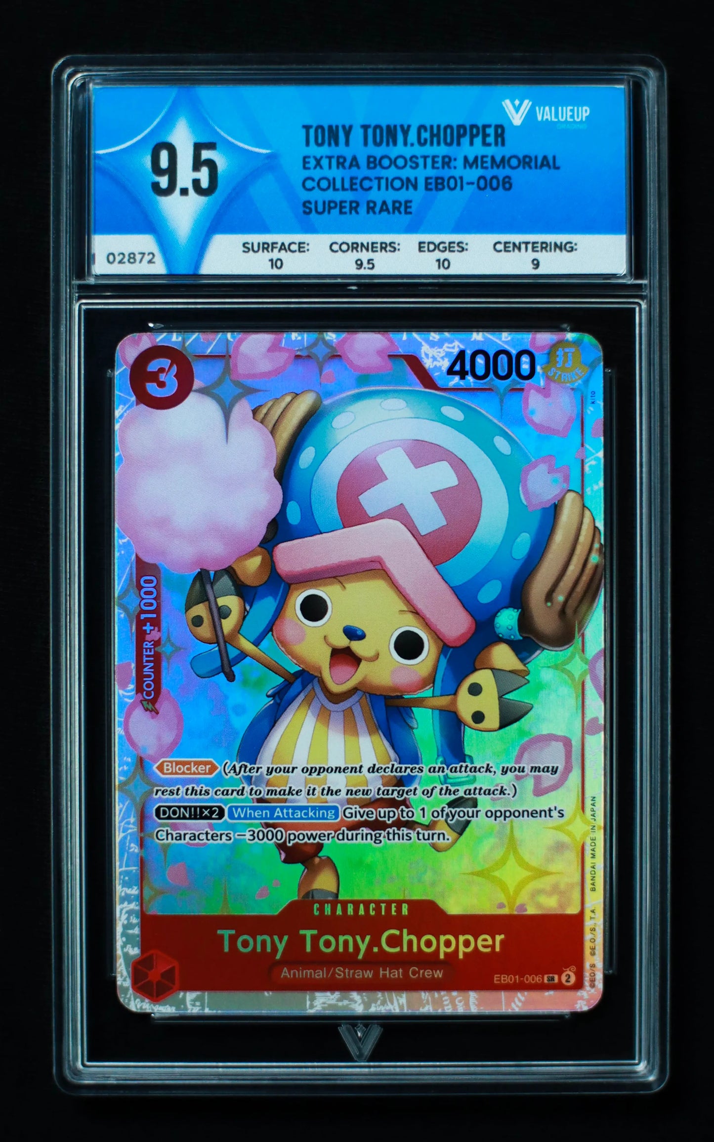 02872 TONY TONY.CHOPPER Grading Card