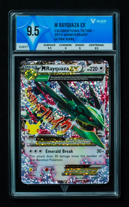 02877 M RAYQUAZA EX Grading Card