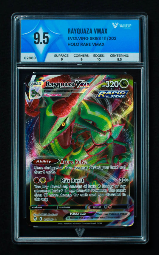 02880 RAYQUAZA VMAX Grading Card