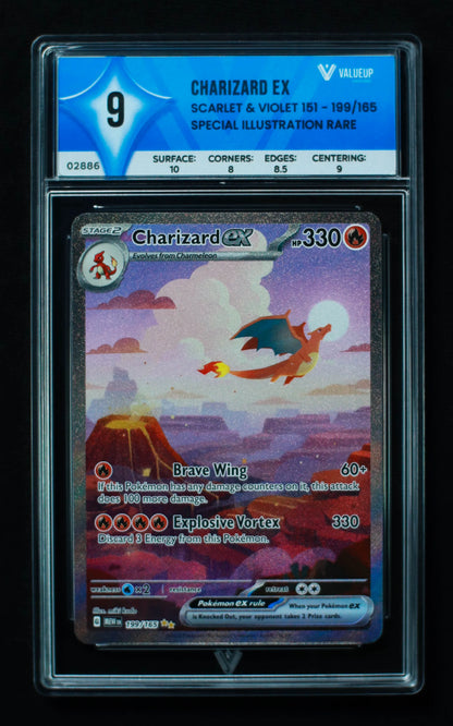 02886 CHARIZARD EX Grading Card