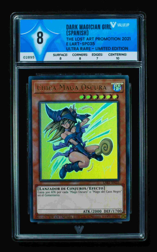 02895 DARK MAGICIAN GIRL (SPANISH) Grading Card