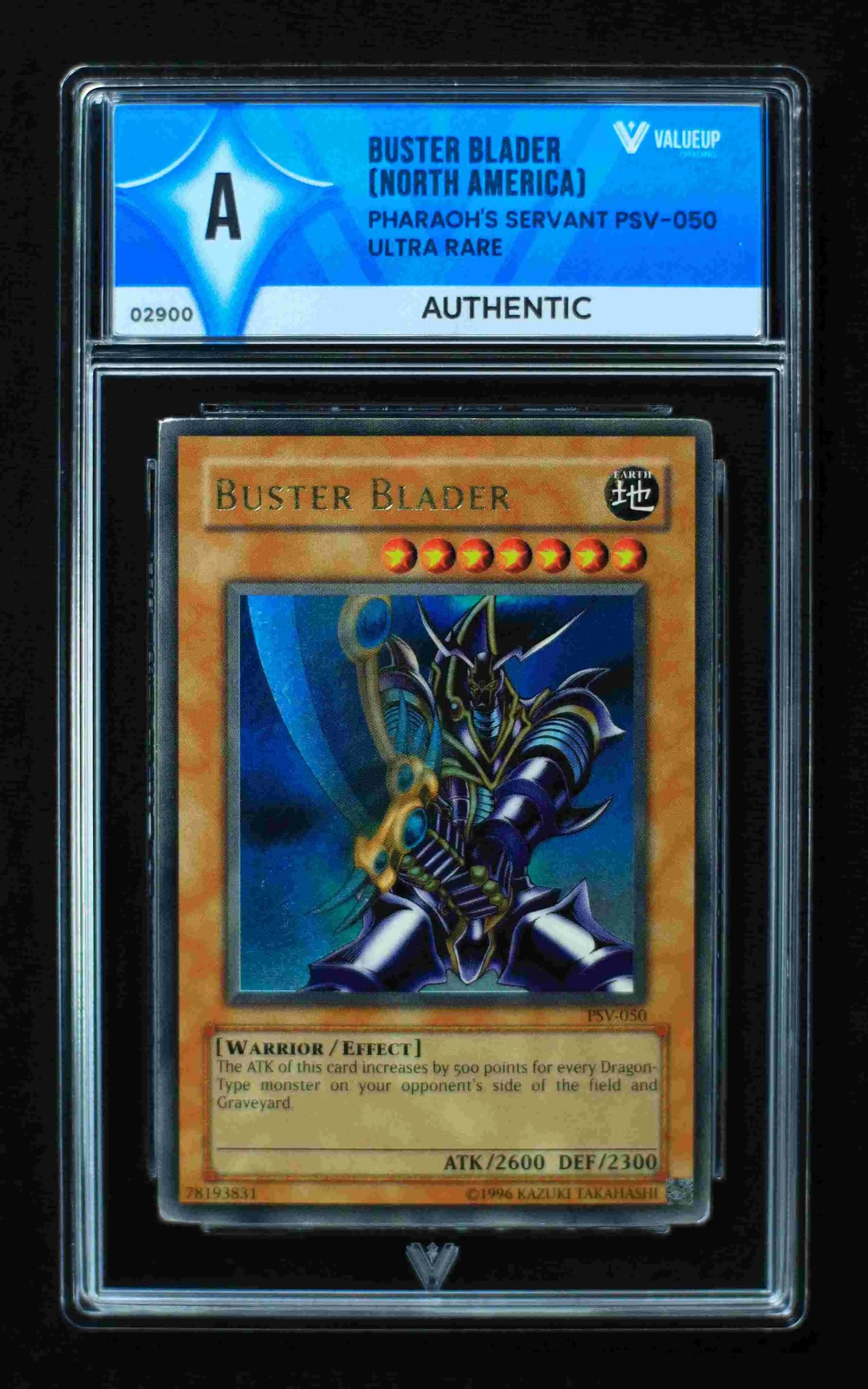 02900 BUSTER BLADER (NORTH AMERICA) Grading Card
