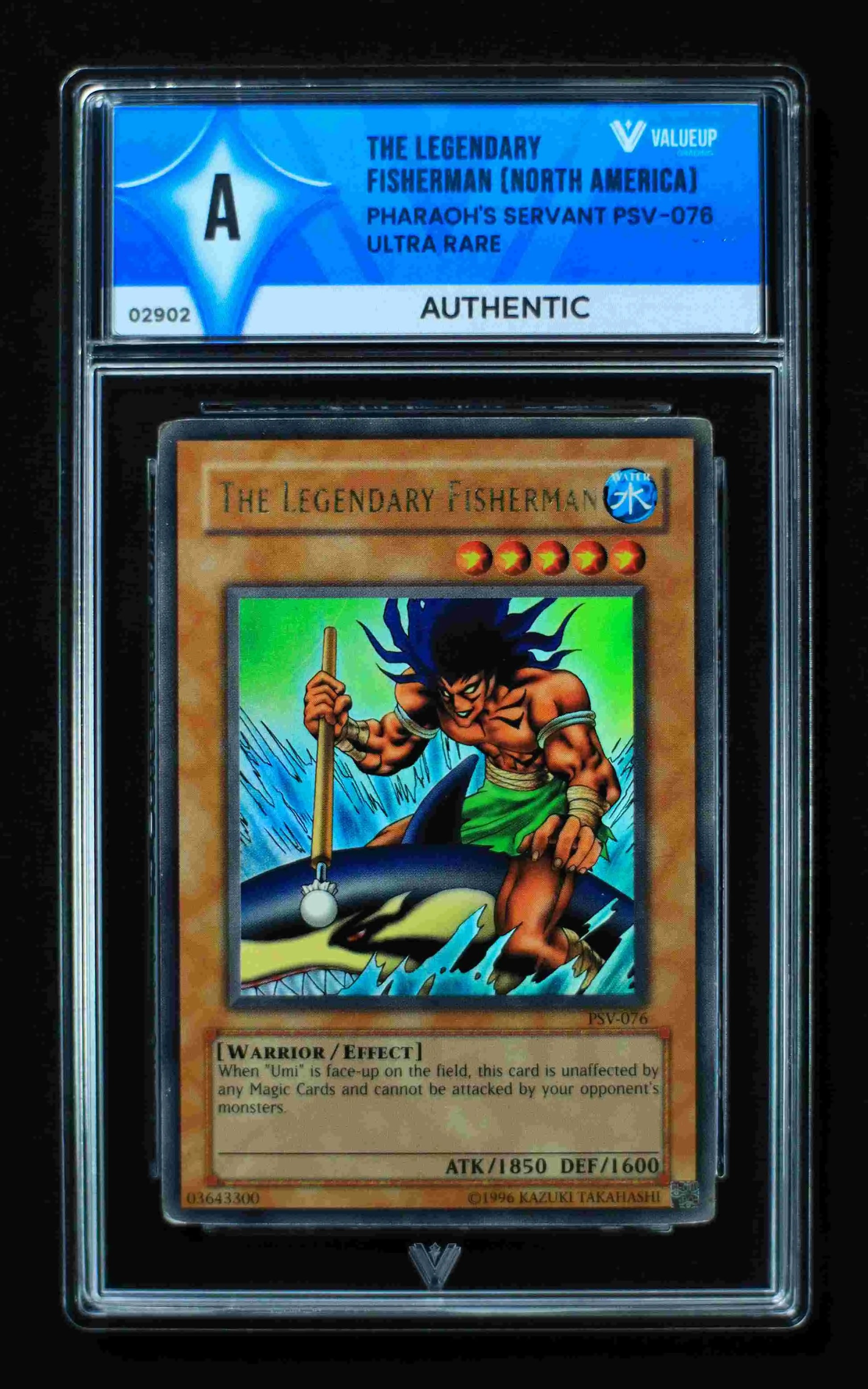 02902 THE LEGENDARY FISHERMAN (NORTH AMERICA) Grading Card