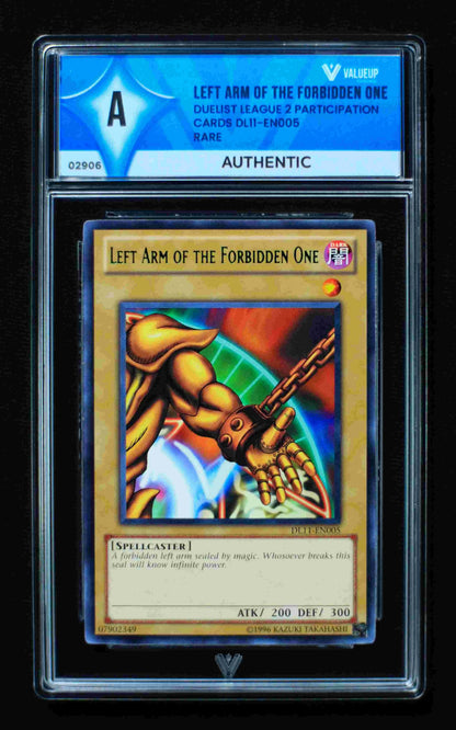 02906 LEFT ARM THE FORBIDDEN ONE Grading Card