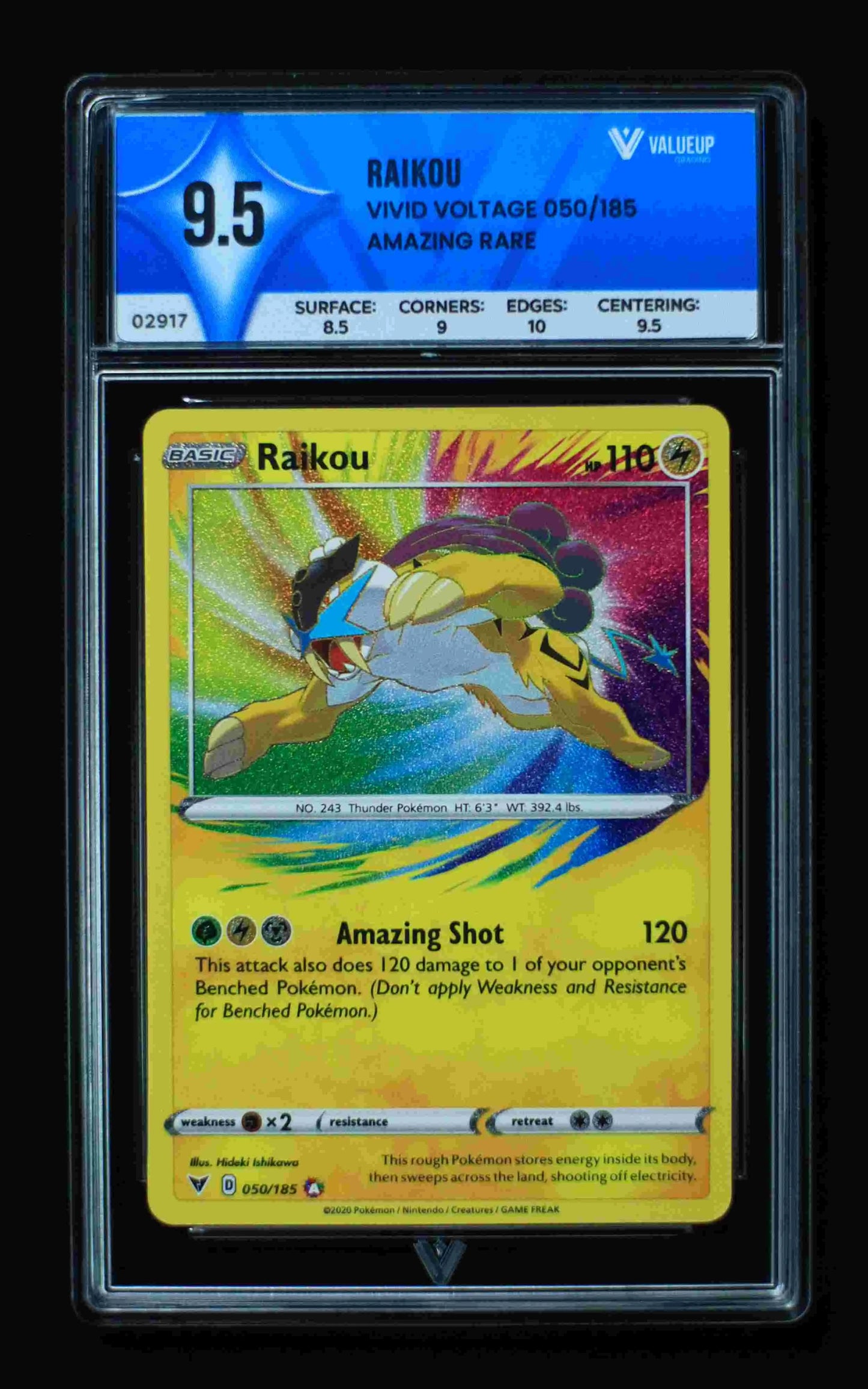 02917 RAIKOU Grading Card