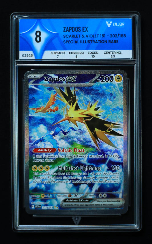 02926 ZAPDOS EX Grading Card