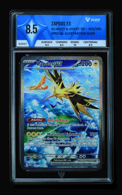 02927 ZAPDOS EX Grading Card