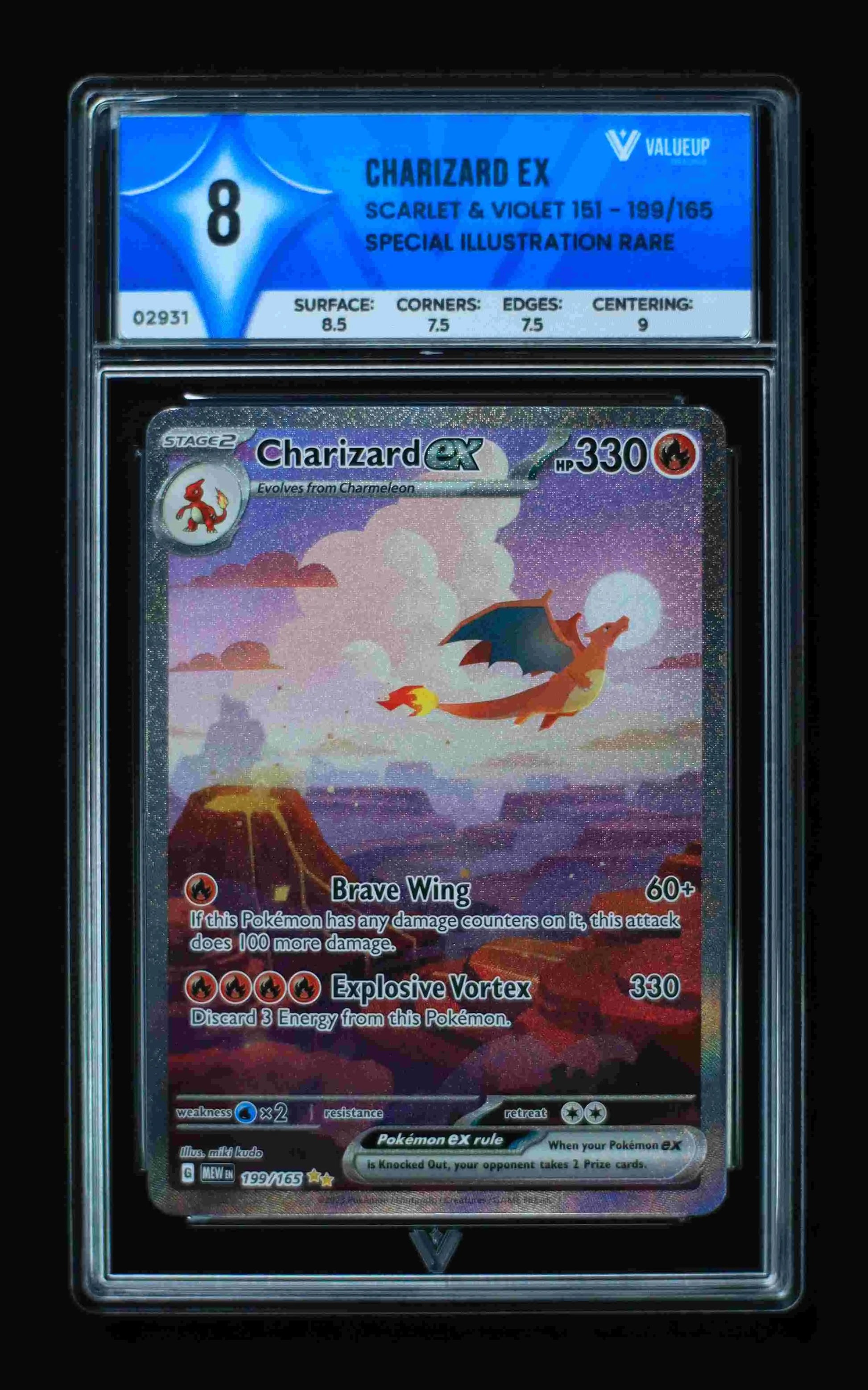 02931 CHARIZARD EX Grading Card
