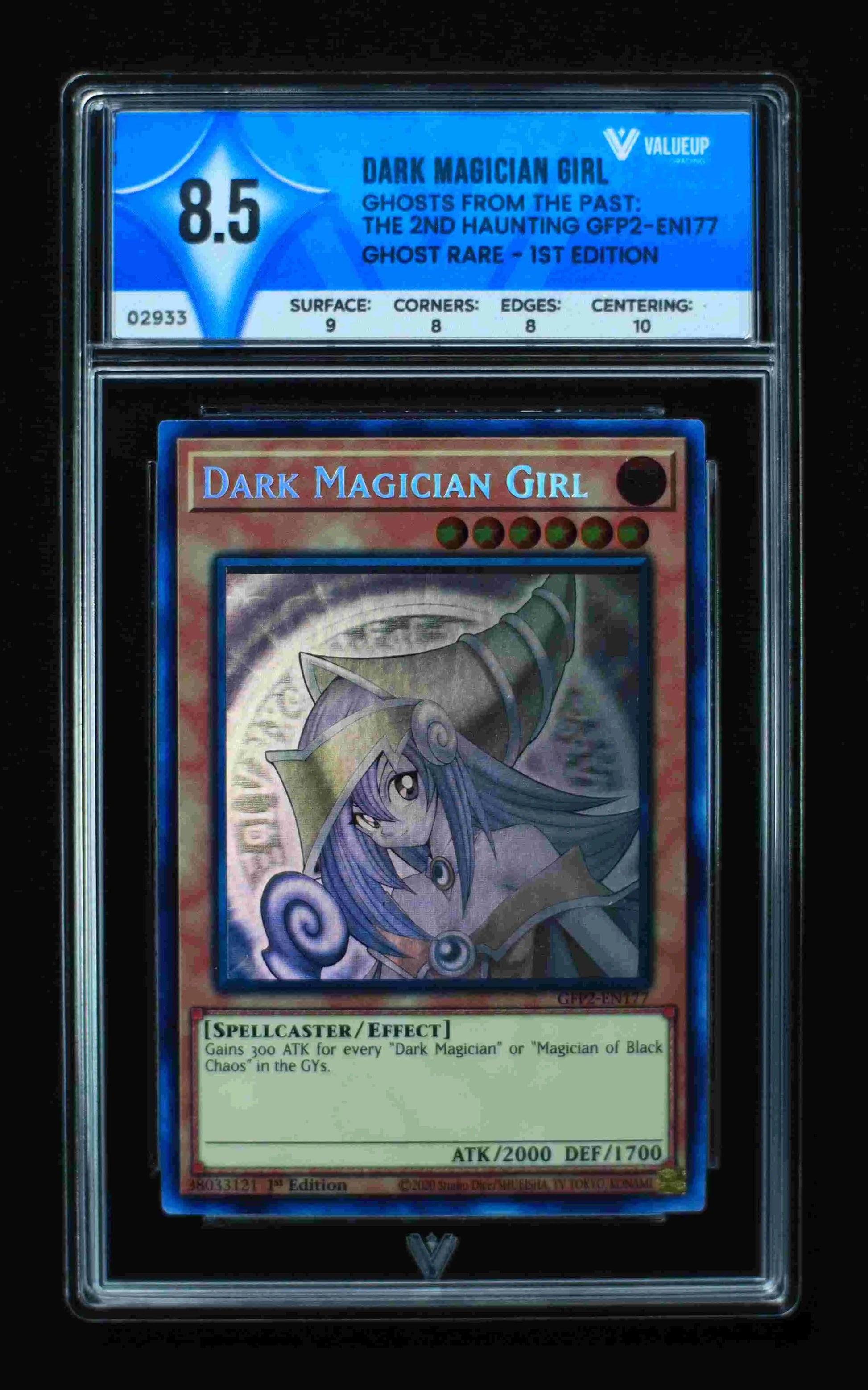 02933 DARK MAGICIAN GIRL Grading Card
