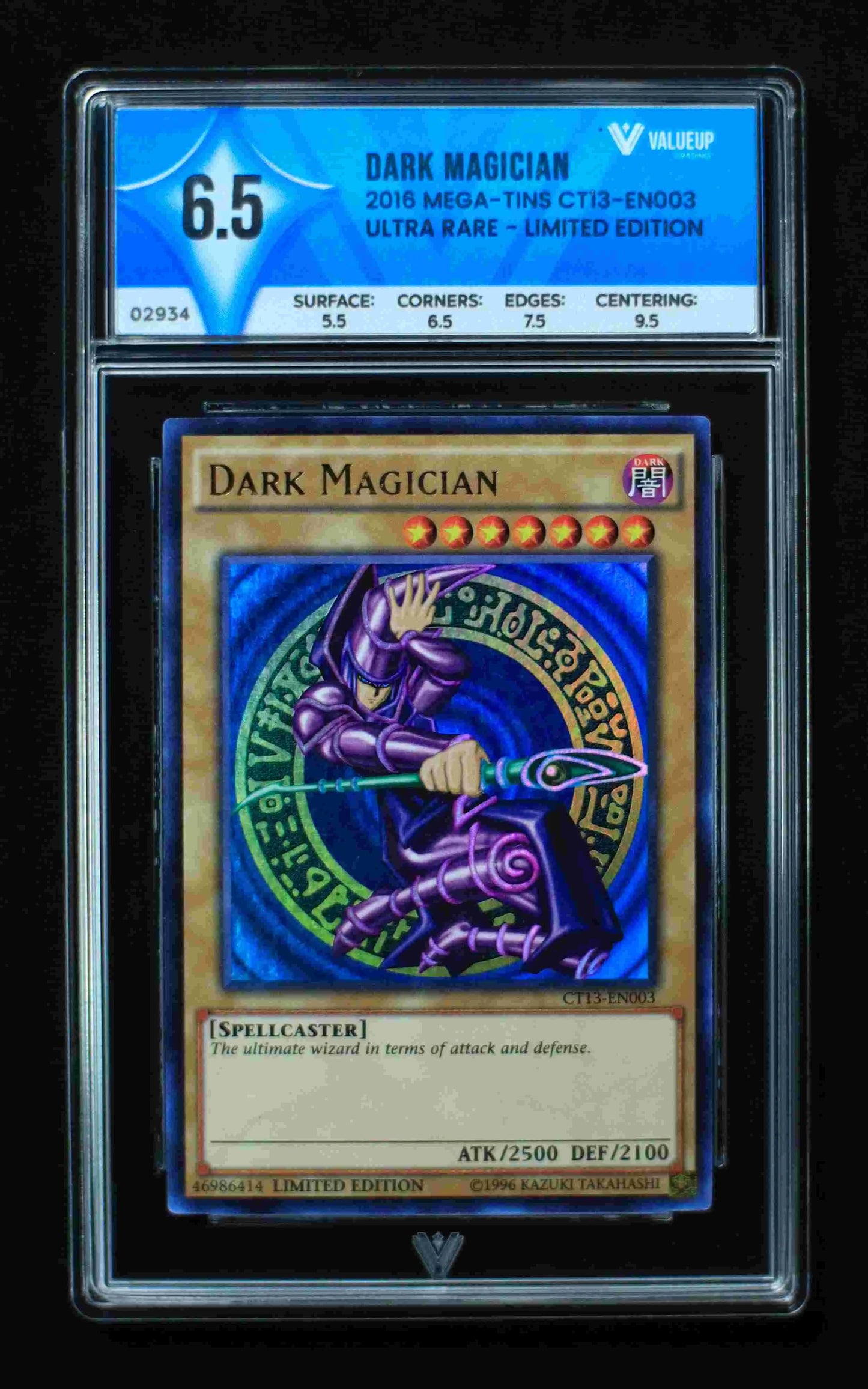 02934 DARK MAGICIAN Grading Card