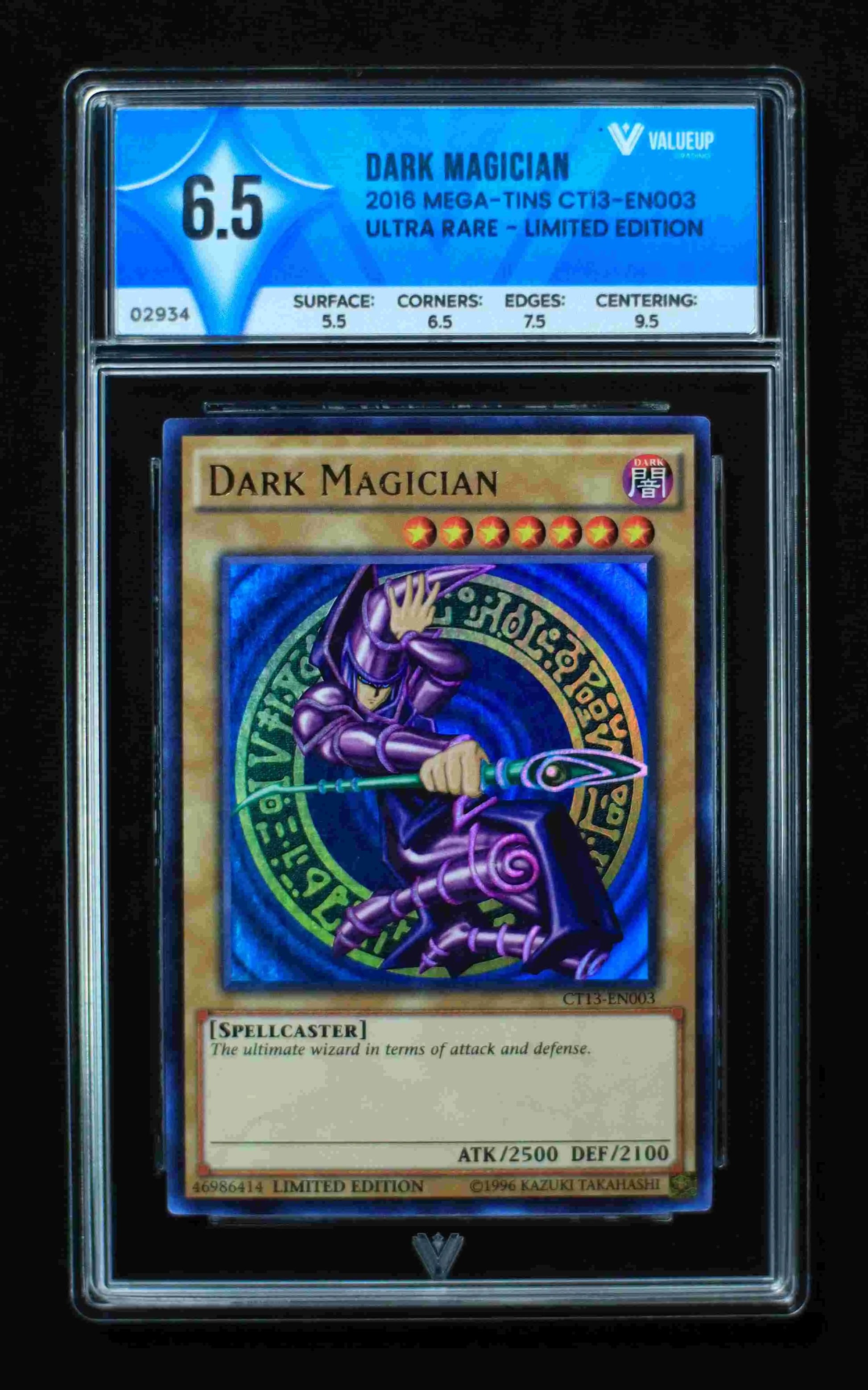 02934 DARK MAGICIAN Grading Card