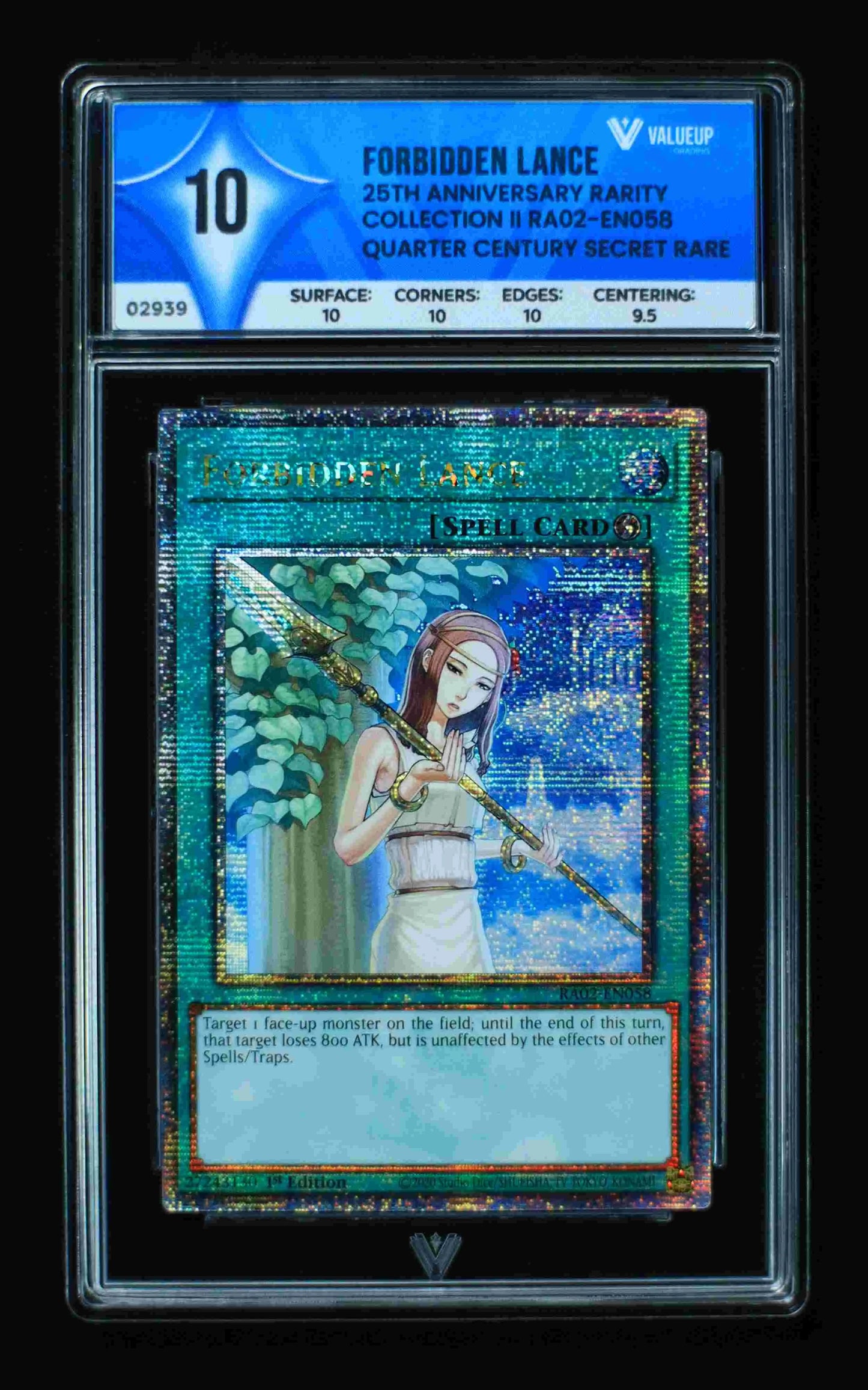 02939 FORBIDDEN LANCE Grading Card