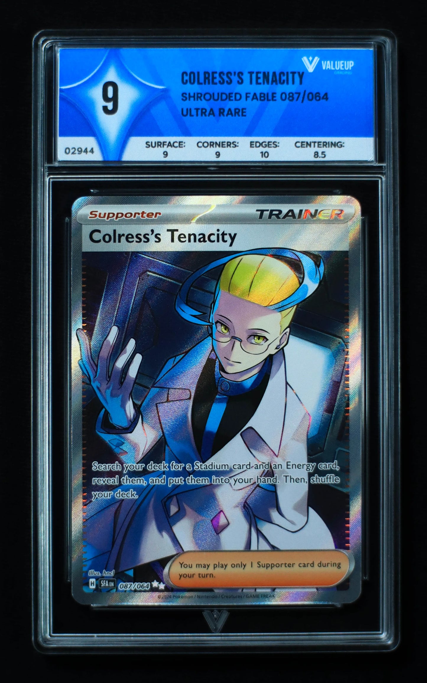 02944 COLRESS'S TENACITY Grading Card