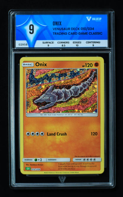 02958 ONIX Grading Card