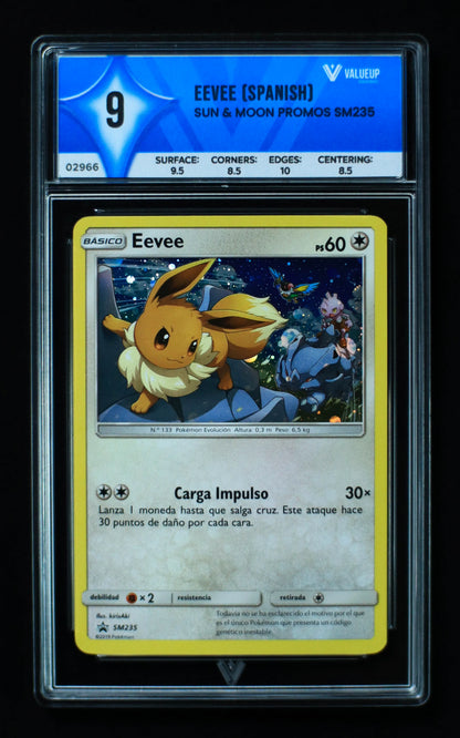 02966 EEVEE (SPANISH) Grading Card
