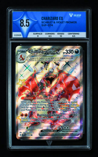 02969 CHARIZARD EX Grading Card