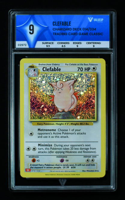 02972 CLEFABLE Grading Card
