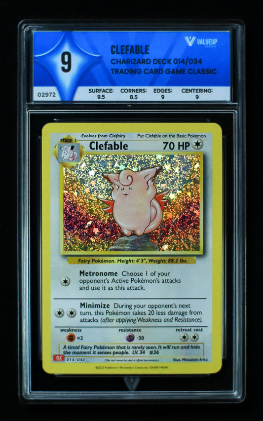 02972 CLEFABLE Grading Card