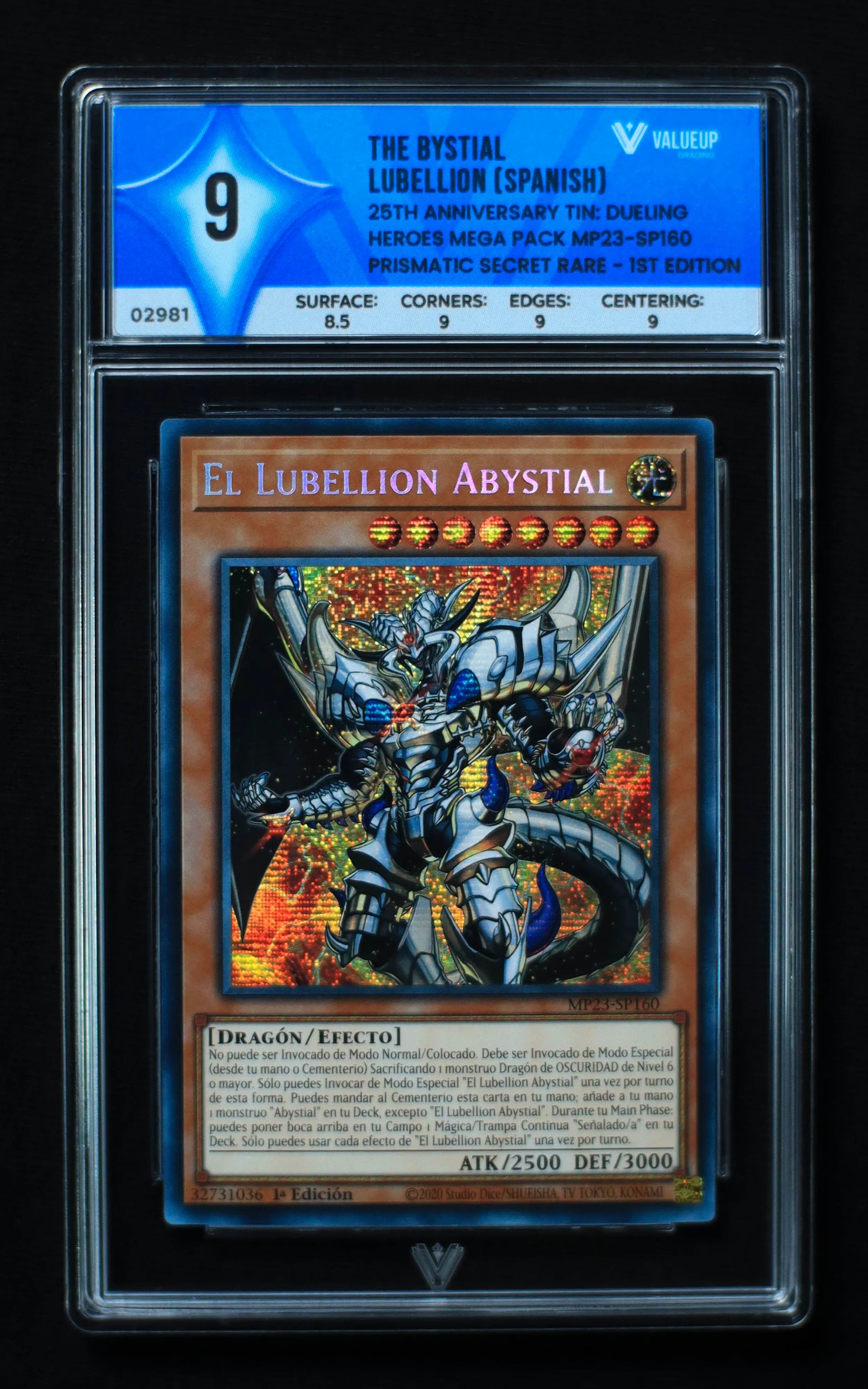 02981 THE BYSTIAL LUBELLION (SPANISH) Grading Card