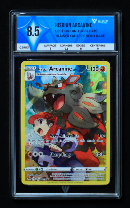02983 HISUIAN ARCANINE Grading Card