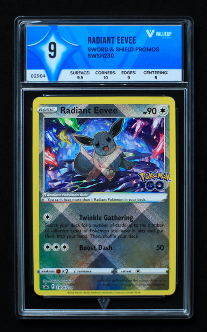 02984 RADIANT EEVEE Grading Card