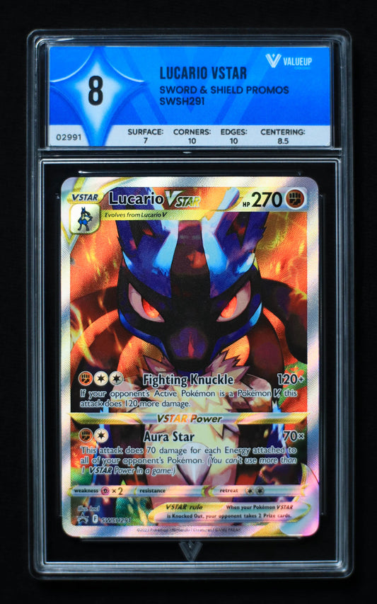 02991 LUCARIO VSTAR Grading Card