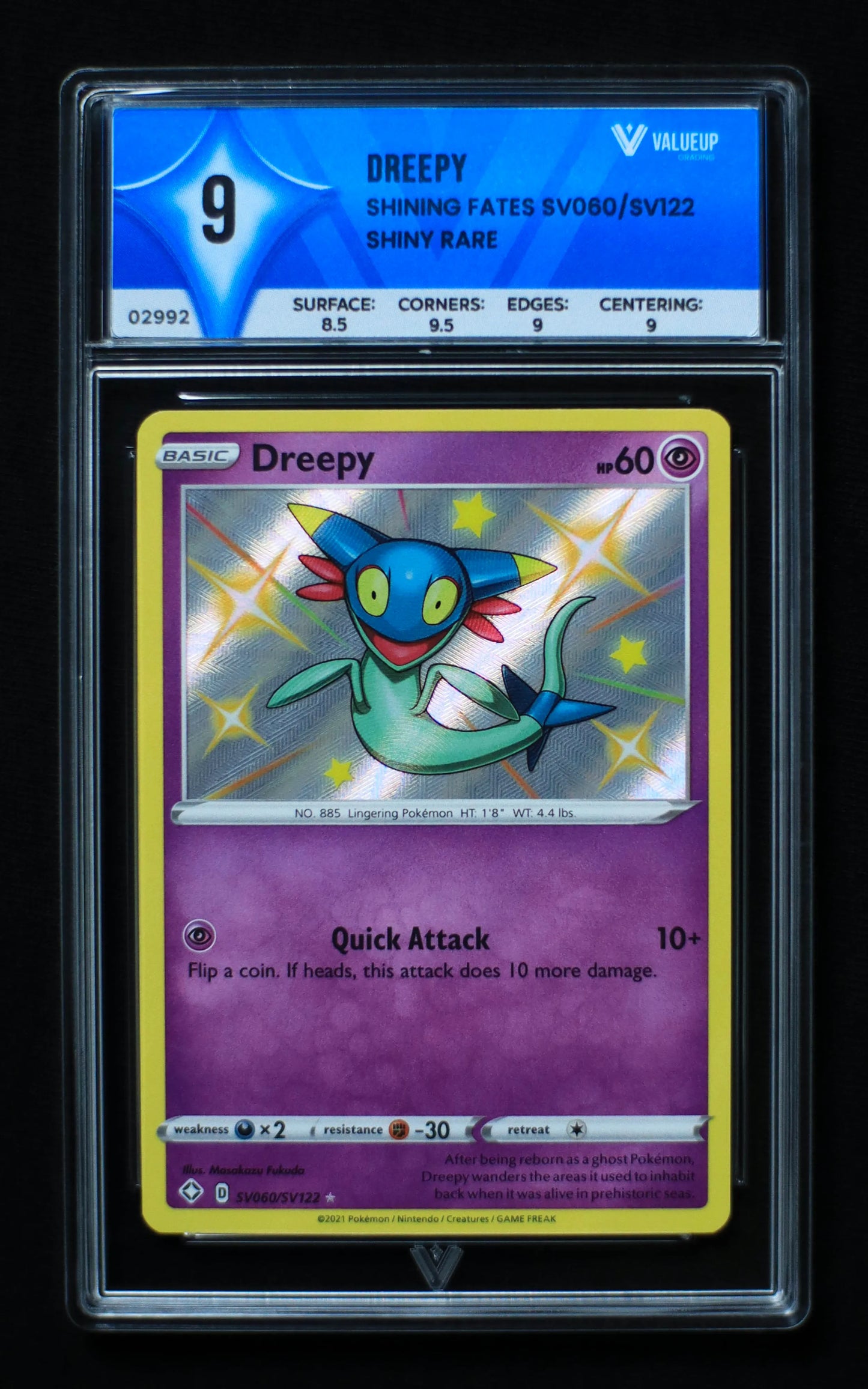 02992 DREEPY Grading Card