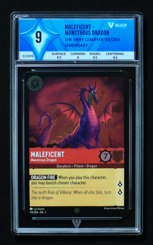 02999 MALEFICENT - MONSTROUS DRAGON Grading Card