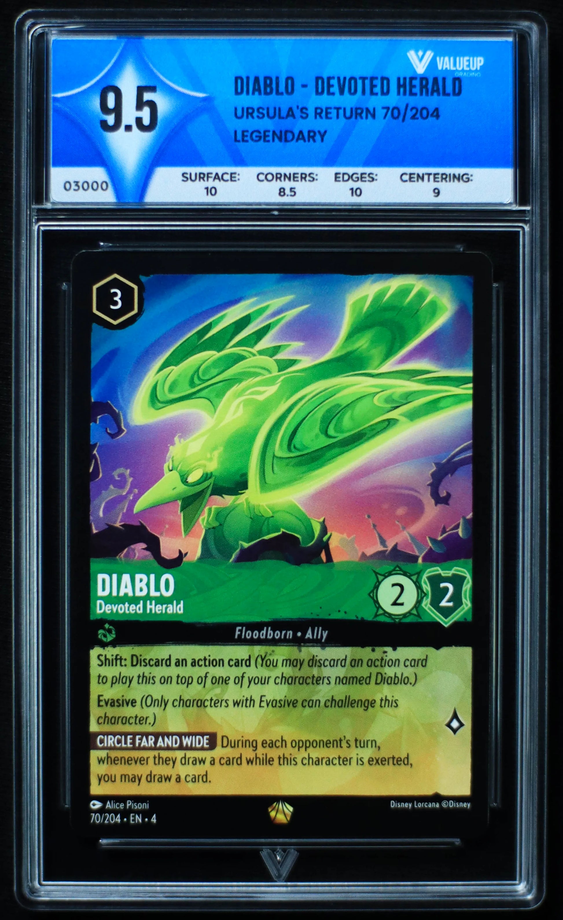 03000 DIABLO - DEVOTED HERALD Grading Card