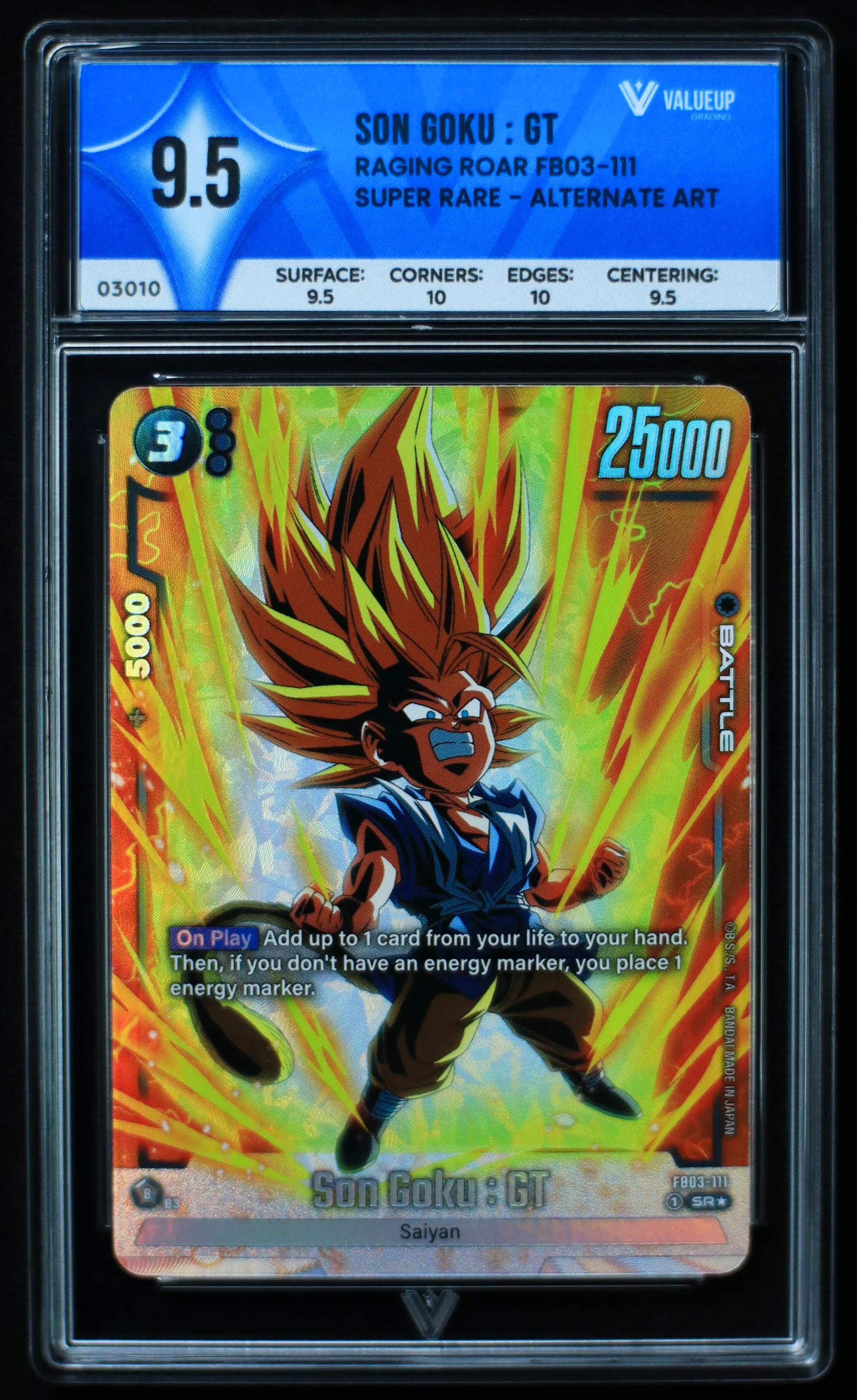 03010 SON GOKU: GT Grading Card