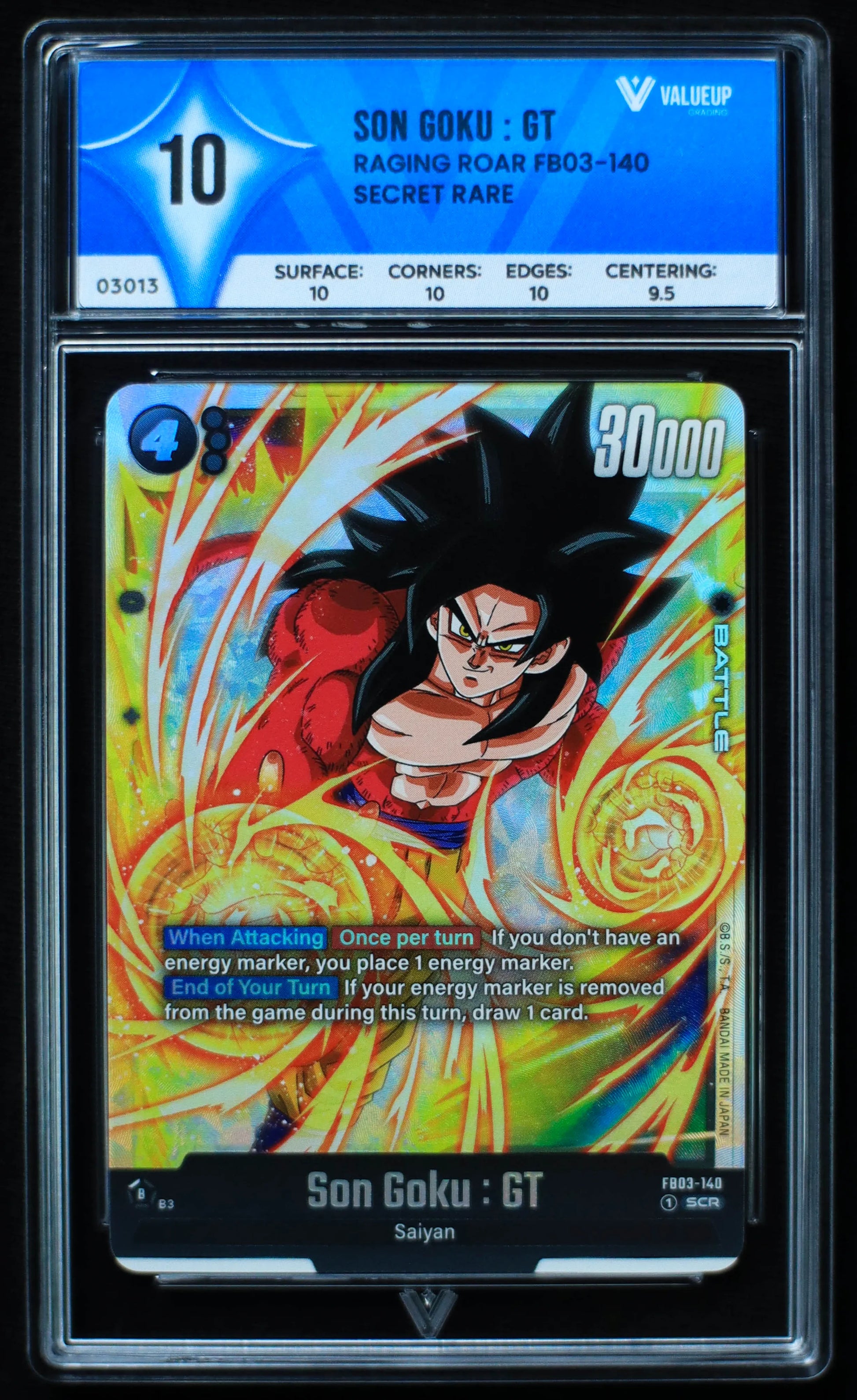 03013 SON GOKU: GT Grading Card