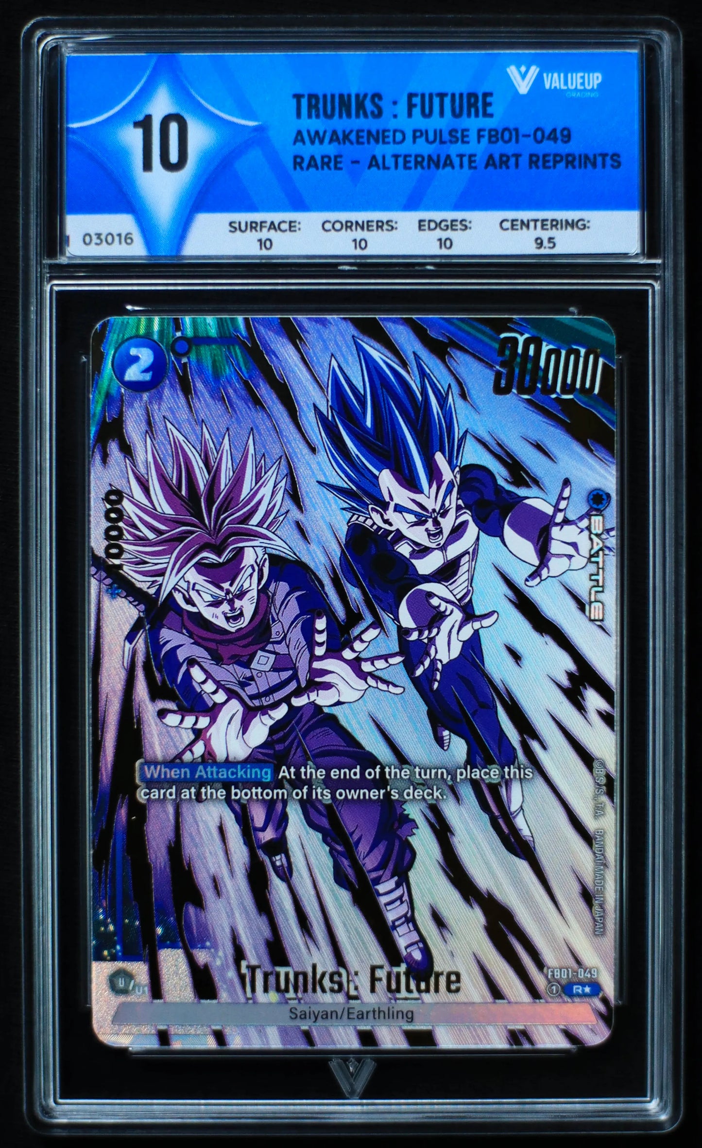 03016 TRUNKS: FUTURE Grading Card