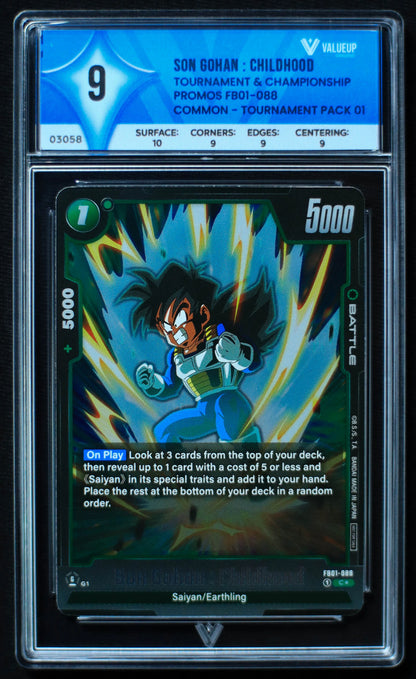 03058 SON GOHAN: CHILDHOOD Grading Card