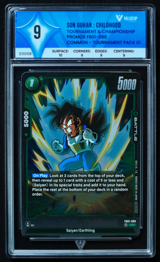 03058 SON GOHAN: CHILDHOOD Grading Card