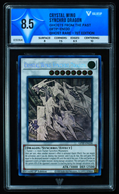 03064 CRYSTAL WING SYNCHRO DRAGON Grading Card