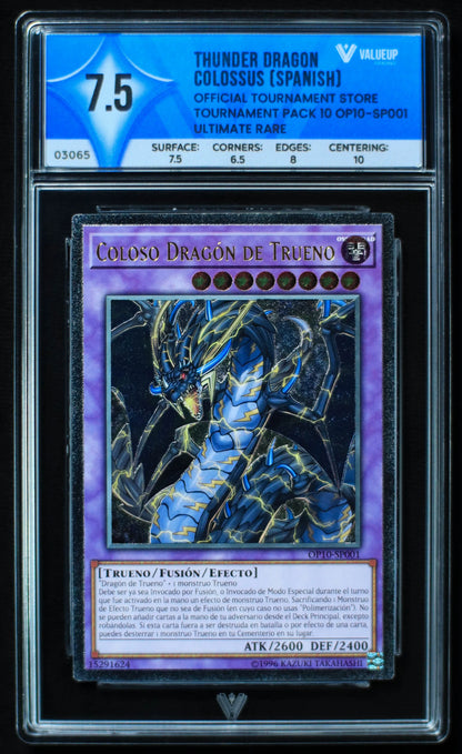 03065 THUNDER DRAGON COLOSSUS (SPANISH) Grading Card