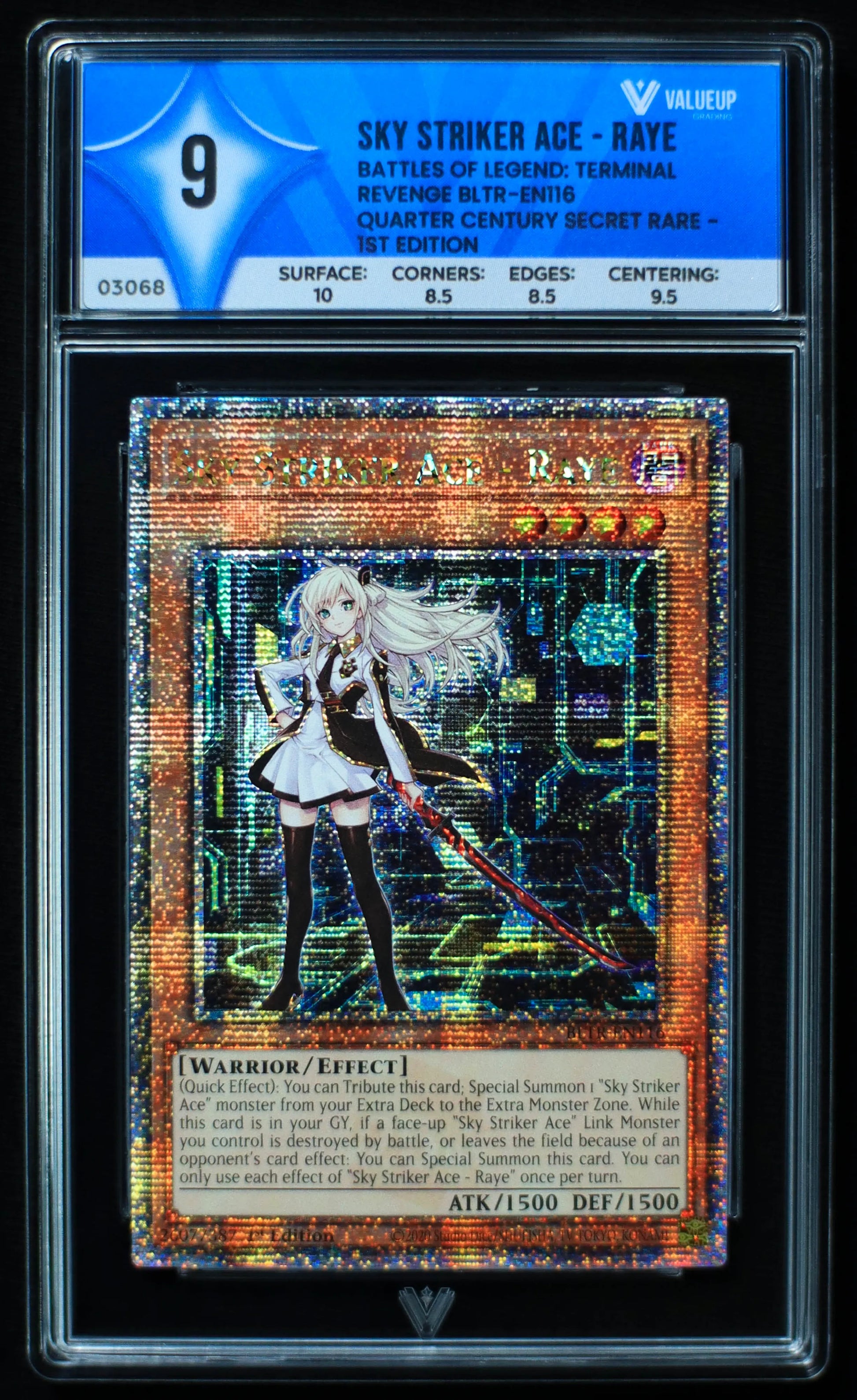 03068 SKY STRIKER ACE - RAYE Grading Card